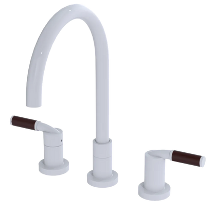 Rubinet Widespread Kitchen Set White