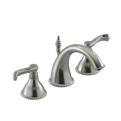 Rubinet Widespread Lav. Set. (less drain) Satin Nickel