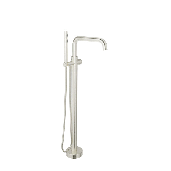 Baril Floor-mounted tub filler with hand shower (without handle)