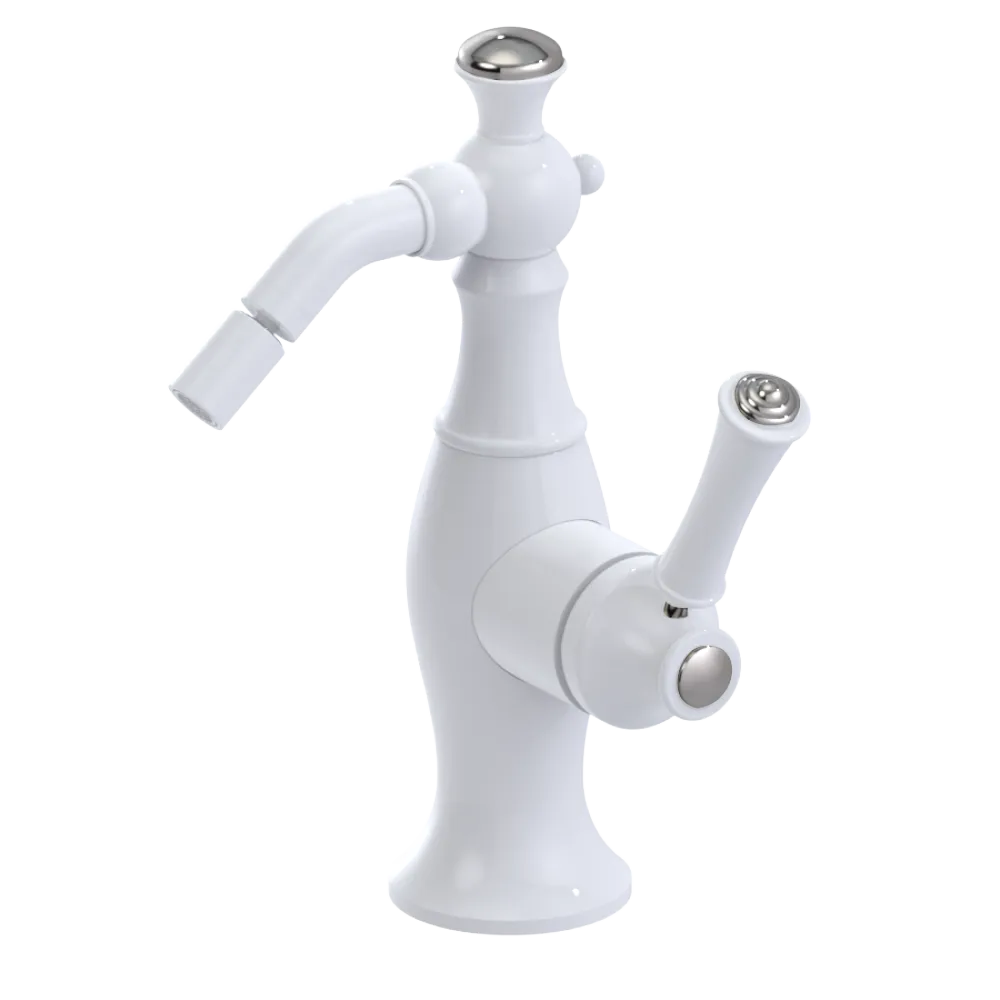 Rubinet Single Control Bidet Fitting (less drain) White