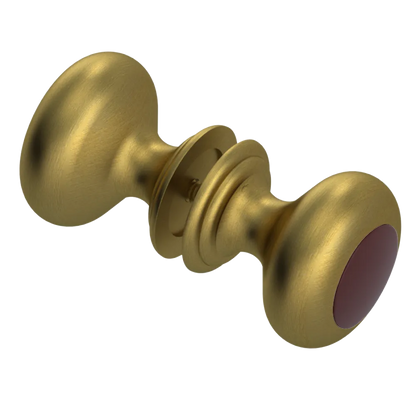 Rubinet Shower Door Knob (set) Antique Brass Matt