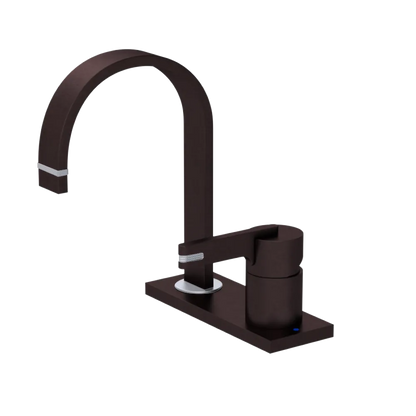 Rubinet 4" Centre Single Control Lav. Set (less drain) Oil Rubbed Bronze