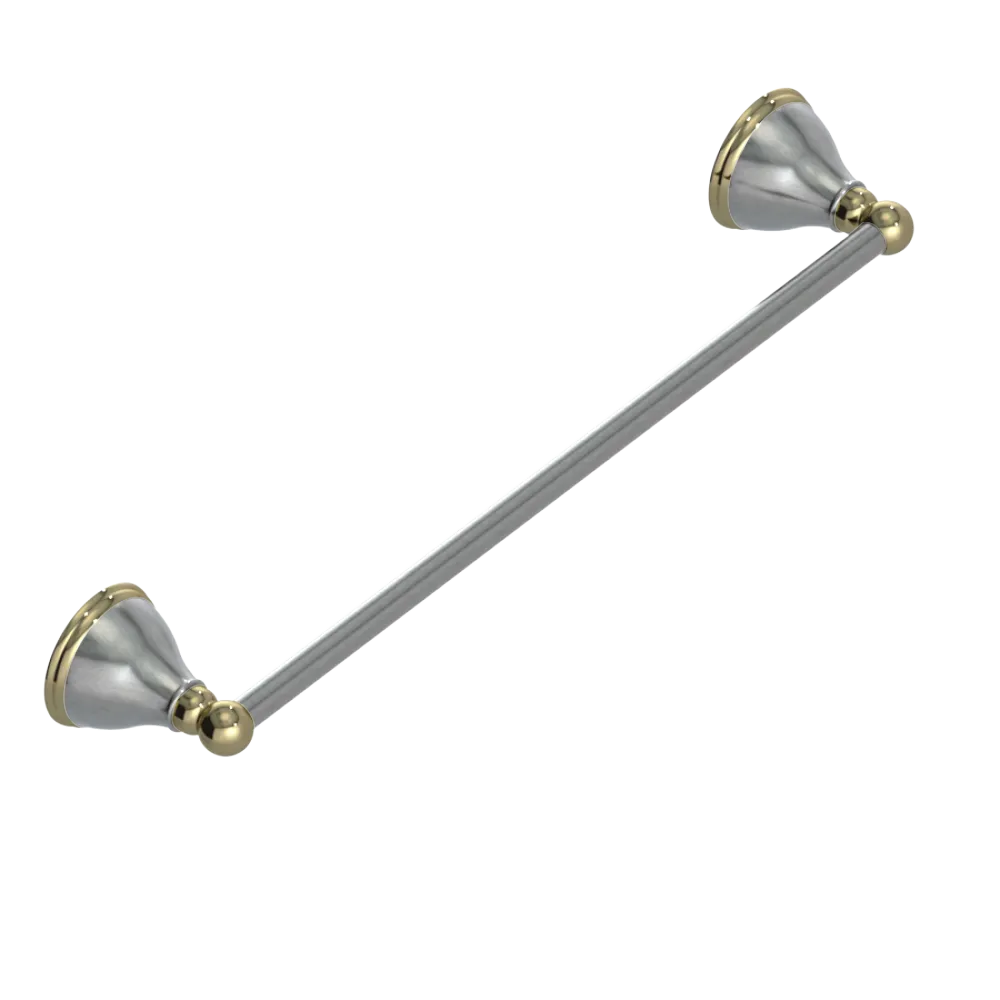Rubinet Towel Bar 18" Satin Nickel