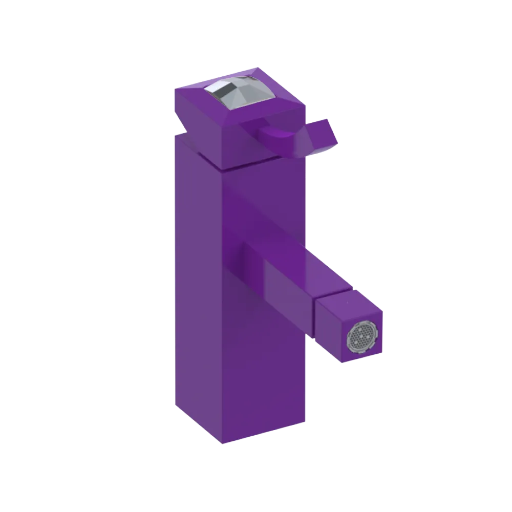Rubinet Single Control Bidet Fitting (less drain) Purple Haze