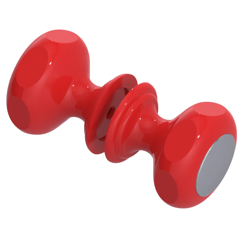 Rubinet Shower Door Knob (set) Red