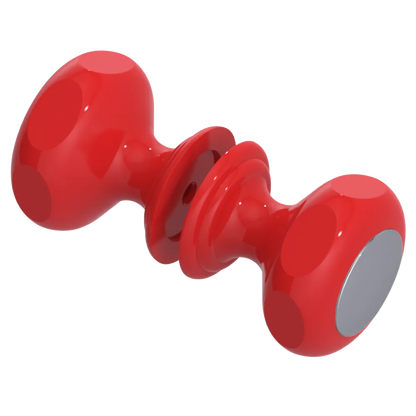 Rubinet Shower Door Knob (set) Red