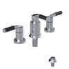 Rubinet Bidet Fitting with Spray, Diverter, and Vacuum Breaker (less drain) Chrome