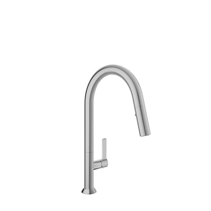 Baril High single-hole kitchen faucet with 2-function pull-down spray