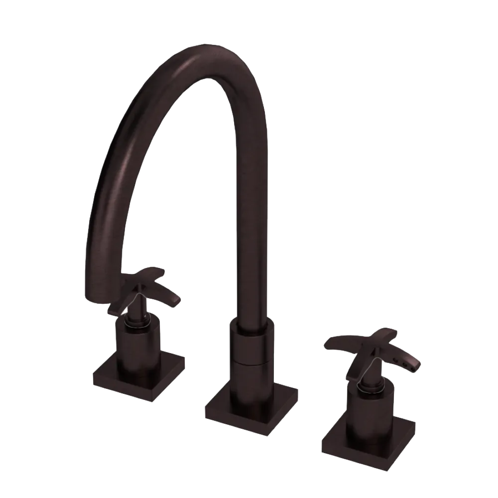 Rubinet Widespread Kitchen Set Oil Rubbed Bronze
