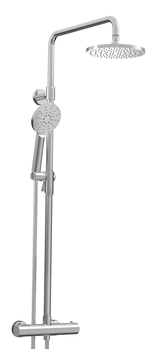 Baril Complete thermostatic shower kit on column