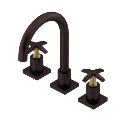 Rubinet Widespread Lav. Set. (less drain) Oil Rubbed Bronze