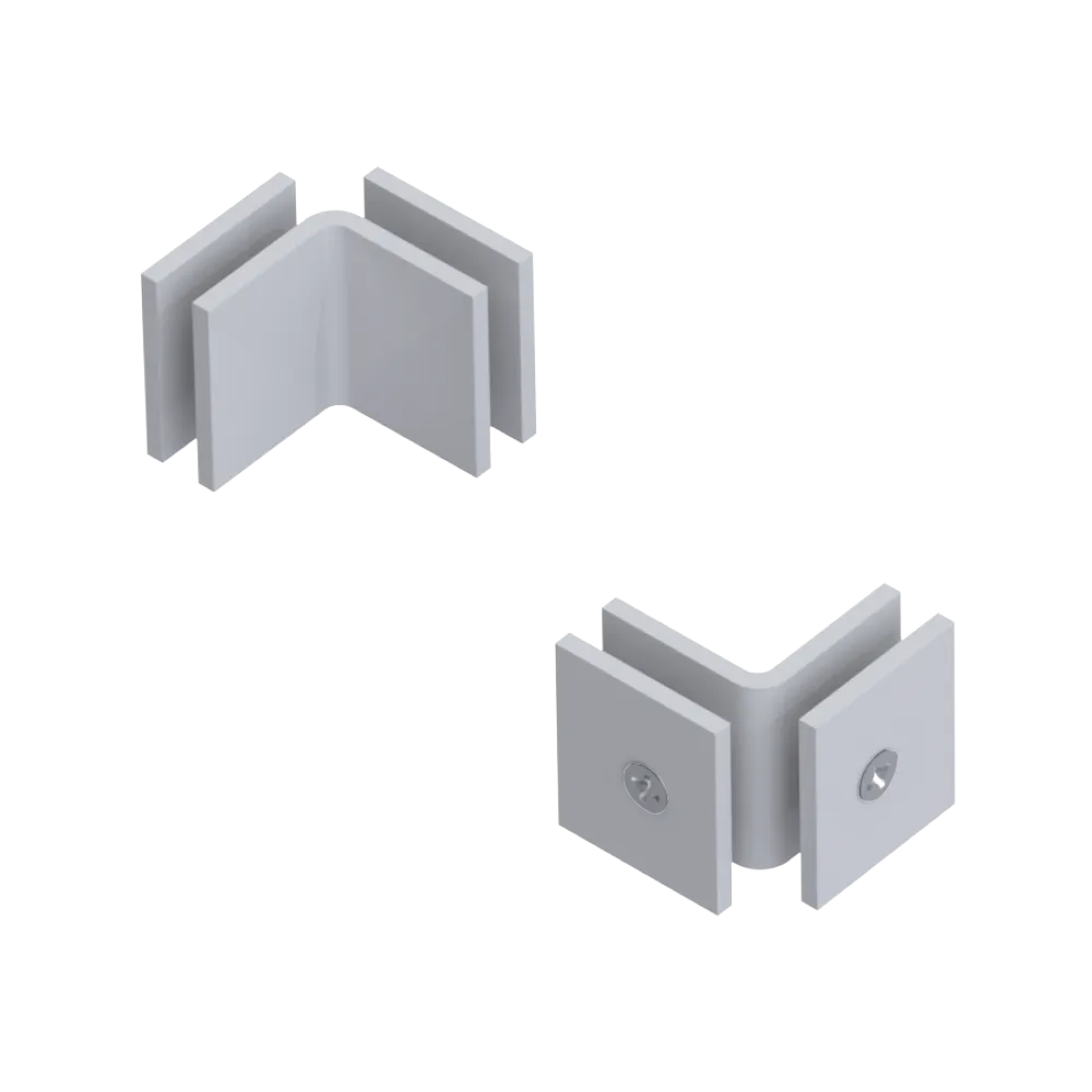 Rubinet 90 Glass to Glass Open Face White