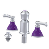 Rubinet Bidet Fitting with Spray, Diverter, and Vacum Breaker (Less Drain) Satin Chrome