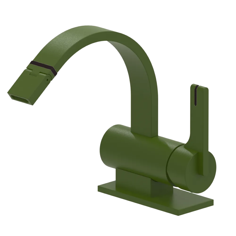 Rubinet Single Control Bidet Fitting (less drain) Green Envy