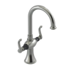 Rubinet Single Hole Dual Handle Lav. Set. (less drain) Satin Nickel