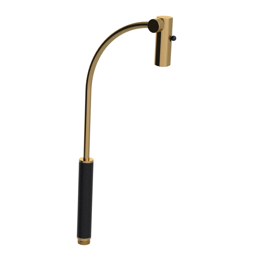 Rubinet Hand Held Shower Bidet Only Gold