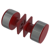 Rubinet Shower Door Knob (set) Maroon