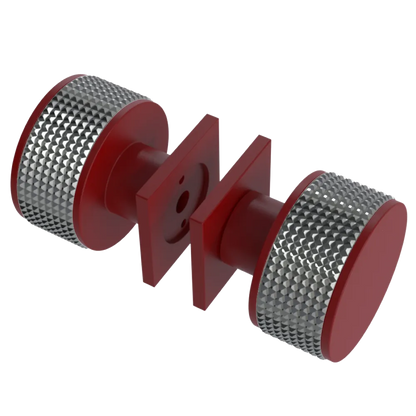 Rubinet Shower Door Knob (set) Maroon