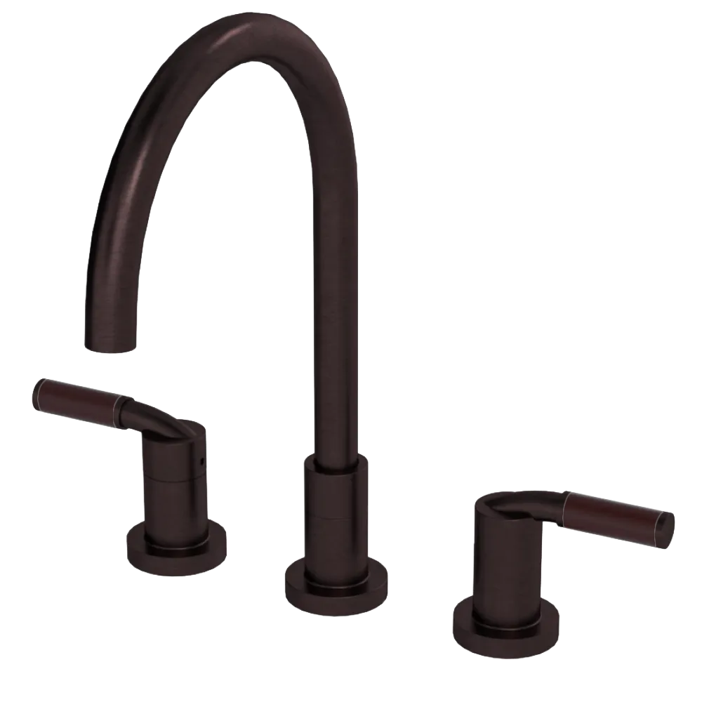 Rubinet Widespread Kitchen Set Oil Rubbed Bronze