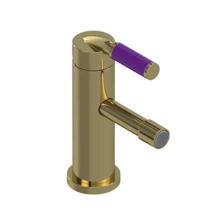 Rubinet Single Control Bidet Fitting (less drain) Natural Brass