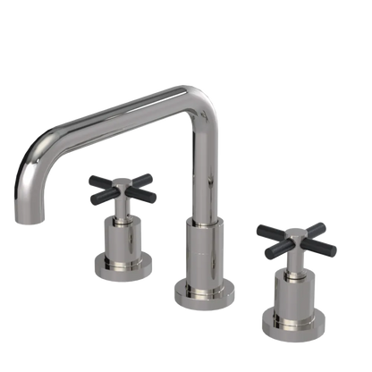 Rubinet Widespread Kitchen Set Polished Nickel