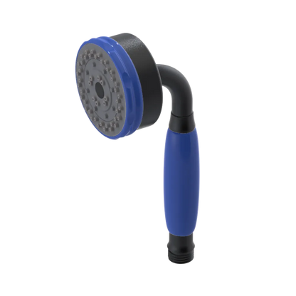 Rubinet 3 Function Hand Held Shower Only Matt Black