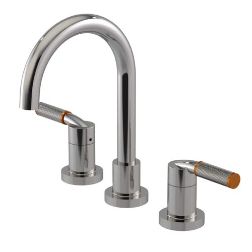 Rubinet Widespread Lav. Set. (less drain) Polished Nickel