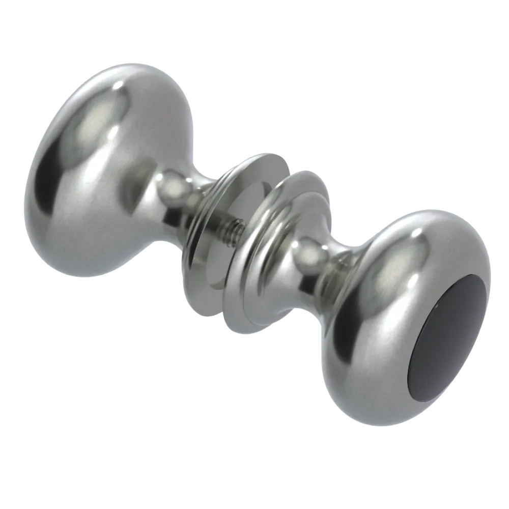 Rubinet Shower Door Knob (set) Satin Nickel