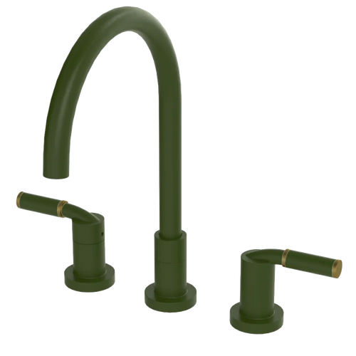 Rubinet Widespread Kitchen Set Green Envy