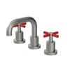 Rubinet Widespread Lav. Set. (less drain) Satin Nickel