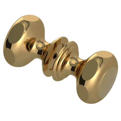 Rubinet Shower Door Knob (set) Gold