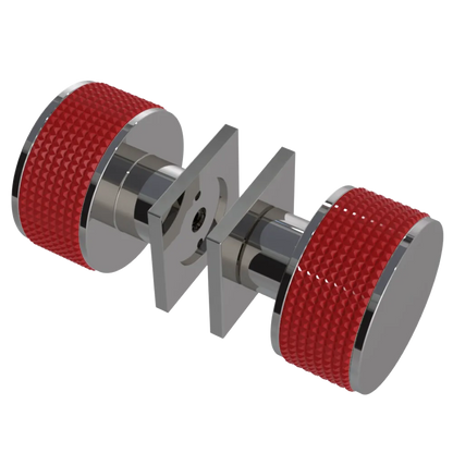 Rubinet Shower Door Knob (set) Polished Nickel