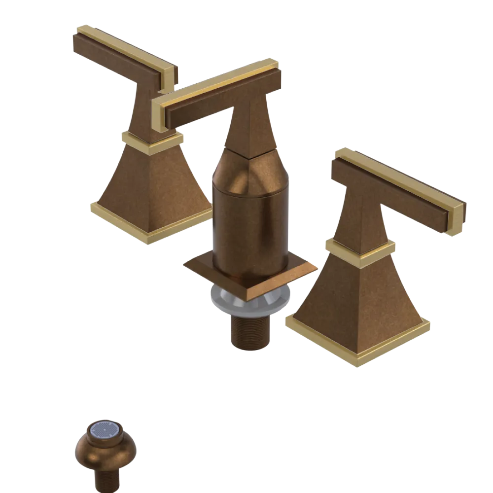 Rubinet Bidet Fitting with Spray, Diverter, and Vacum Breaker (Less Drain) Oil Rubbed Bronze