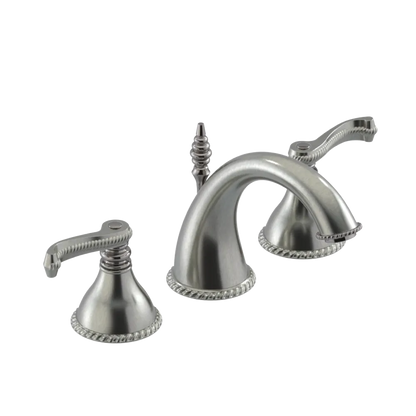 Rubinet Widespread Lav. Set. (less drain) Satin Nickel