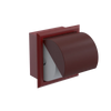 Rubinet RECESSED TOILET PAPER HOLDER Maroon
