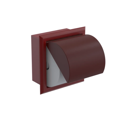 Rubinet RECESSED TOILET PAPER HOLDER Maroon