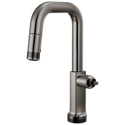 Brizo Smarttouch Pull Down Prep Faucet With Square Spout Less Handle
