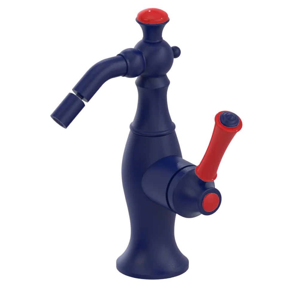 Rubinet Single Control Bidet Fitting (less drain) Midnight Blue