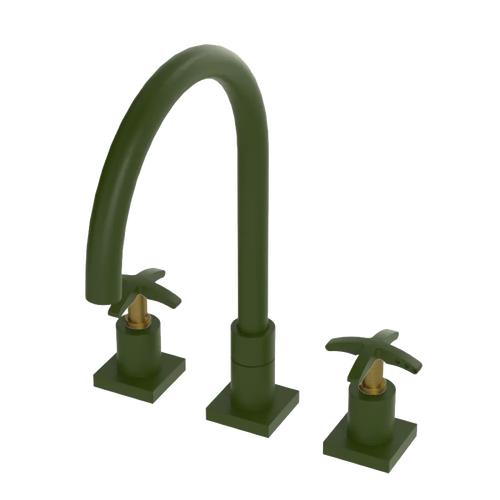 Rubinet Widespread Kitchen Set Green Envy