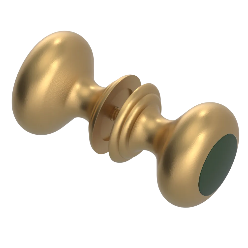 Rubinet Shower Door Knob (set) Satin Gold