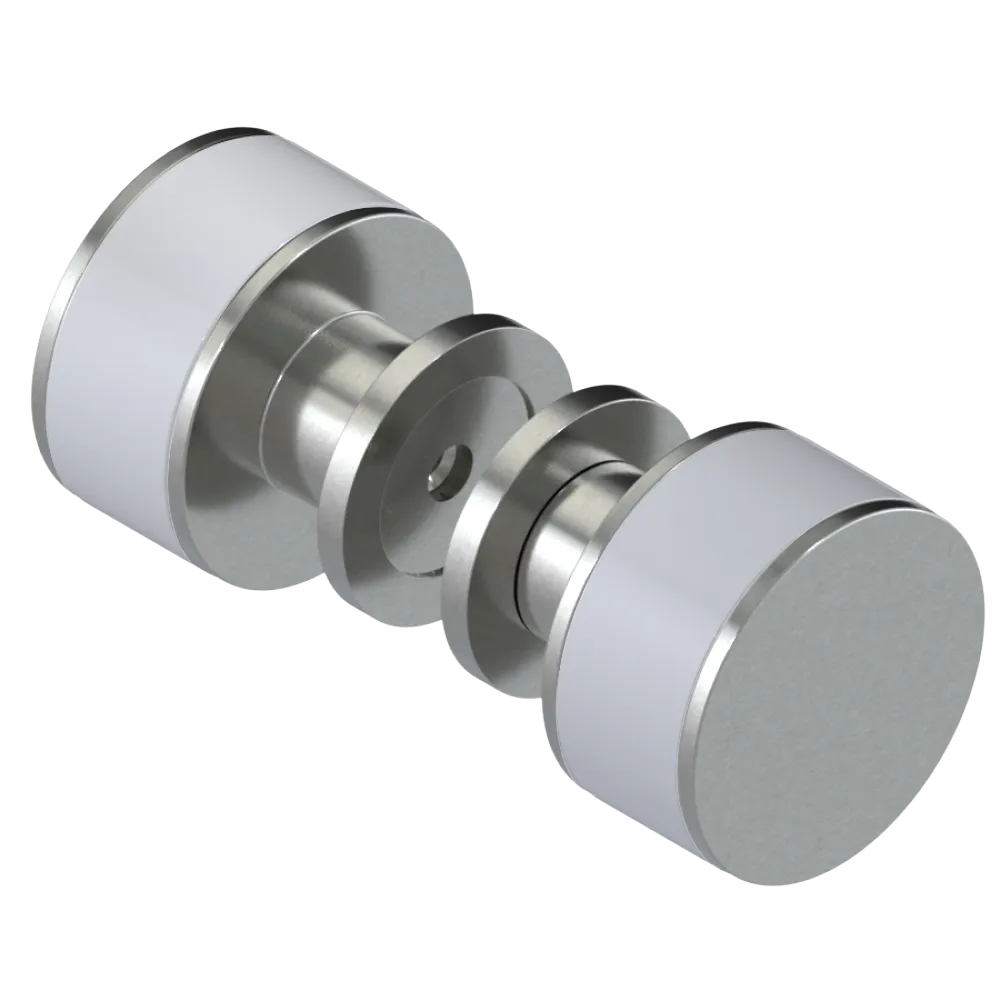 Rubinet Shower Door Knob (set) Satin Nickel