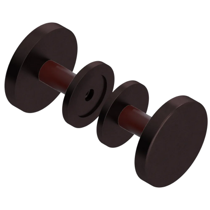 Rubinet Shower Door Knob (set) Oil Rubbed Bronze
