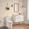 American Standard Studio S Concealed Trapway Right Height Elongated Toilet Bowl with Seat