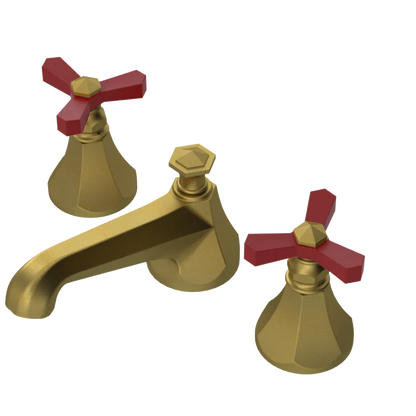 Rubinet Widespread Lav. Set. (less drain) Antique Brass Matt