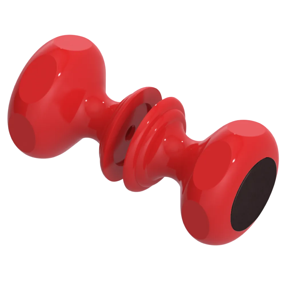 Rubinet Shower Door Knob (set) Red