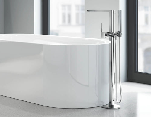 Grohe Single-Handle Freestanding Tub Faucet with 6.6 L/min (1.75 gpm) Hand Shower