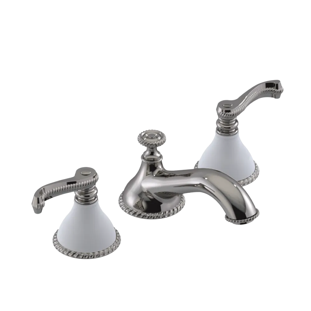 Rubinet Widespread Lav. Set. (less drain) Polished Nickel