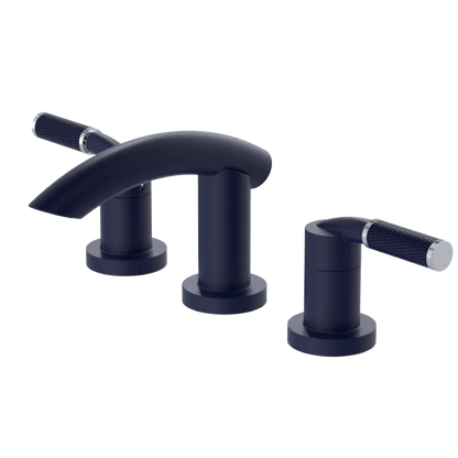 Rubinet Widespread Lav. Set. (less drain) Midnight Blue