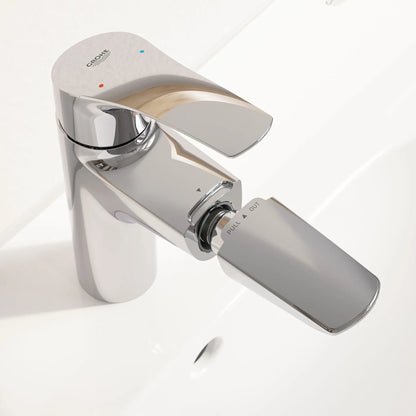 Grohe Single Hole Single-Handle M-Size Bathroom Faucet, 1.2 GPM (4.5 L/min) with Pull-Out