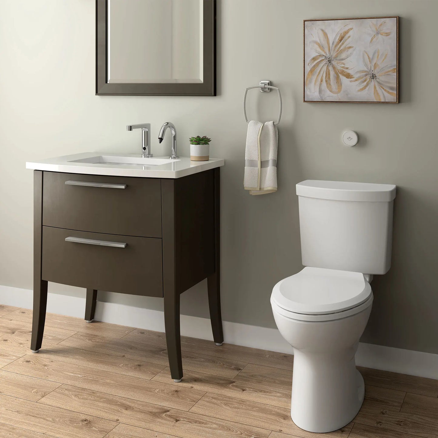 American Standard Touchless Sensor-Operated Foam Soap Dispenser, Battery Powered